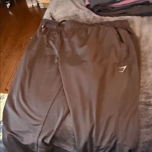 Black gym shark Joggers